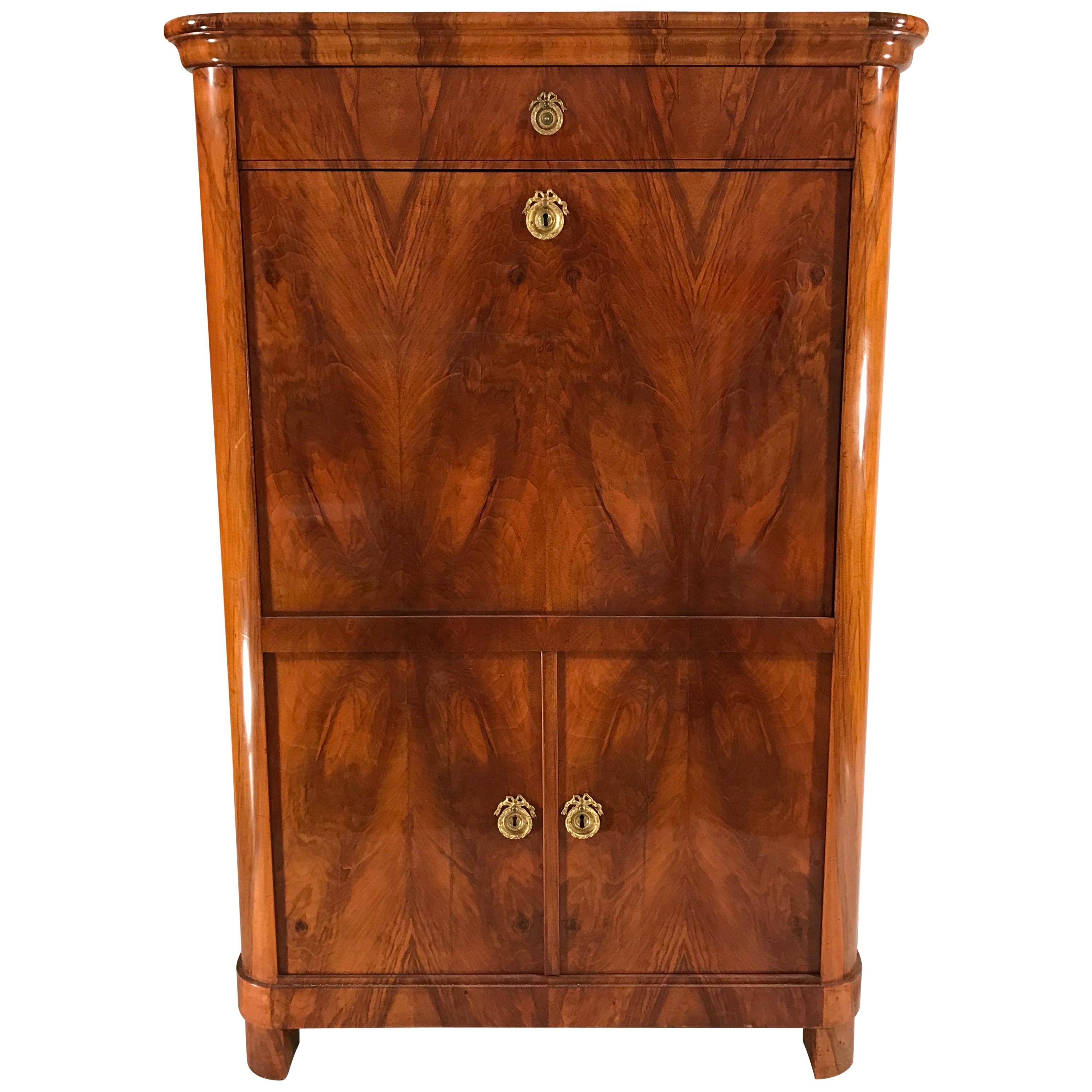 Biedermeier Fall Top Desk, South German, 1820 For Sale