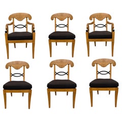 Biedermeier for Baker Set of 6 Dining Chairs
