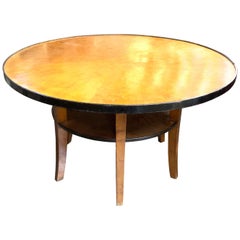 Biedermeier Fruitwood Ebonized Cocktail Table