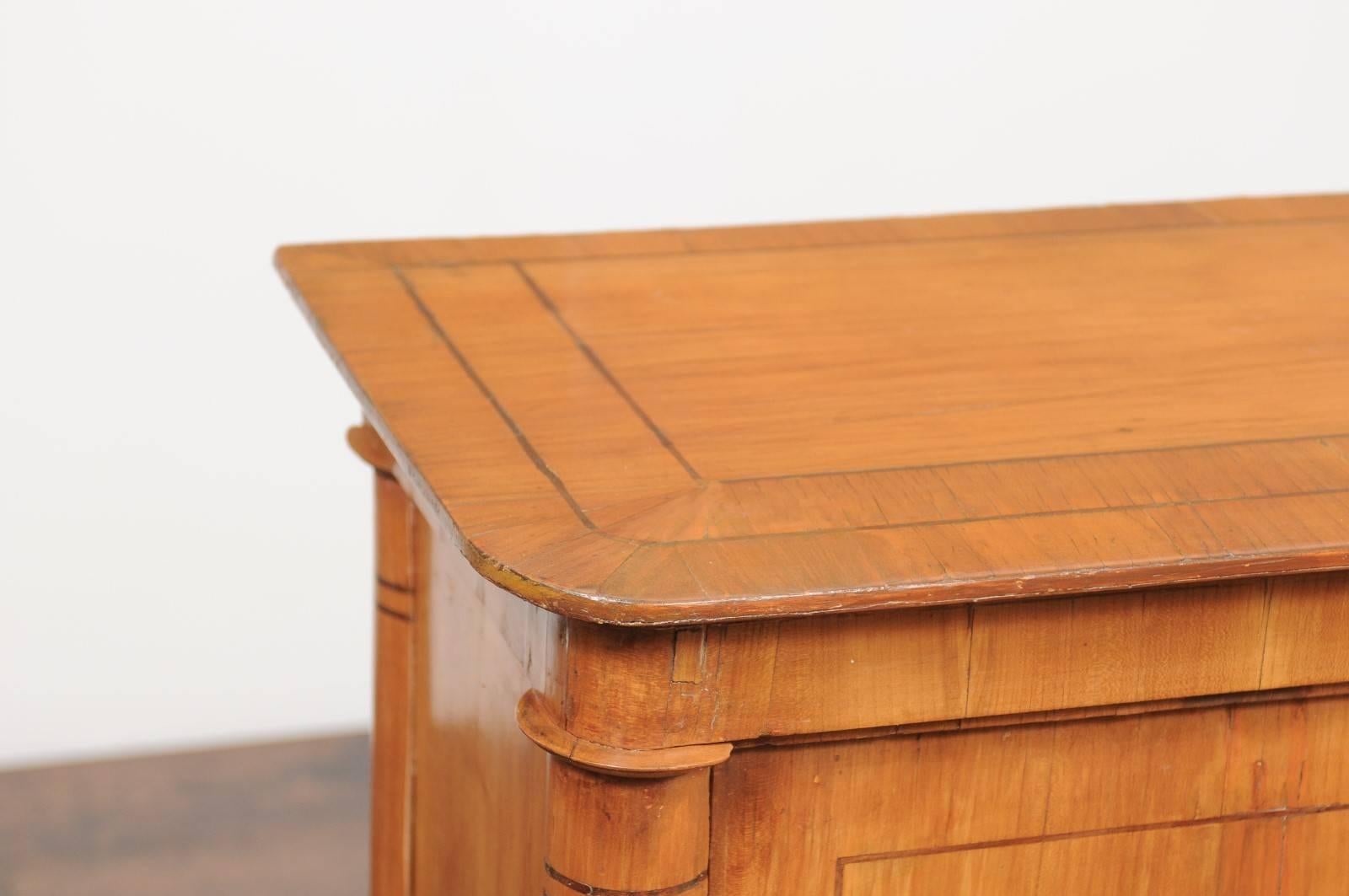 Biedermeier Fruitwood Four-Door Enfilade with Doric Semi-Columns, circa 1860 1