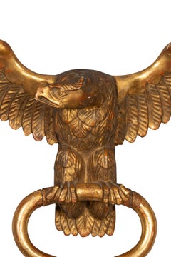 Biedermeier in legno d'orato con forma di aquila