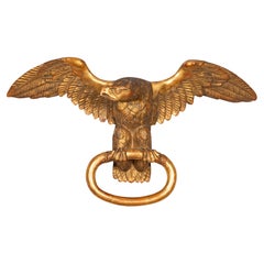 Biedermeier Giltwood Eagle Form Finial