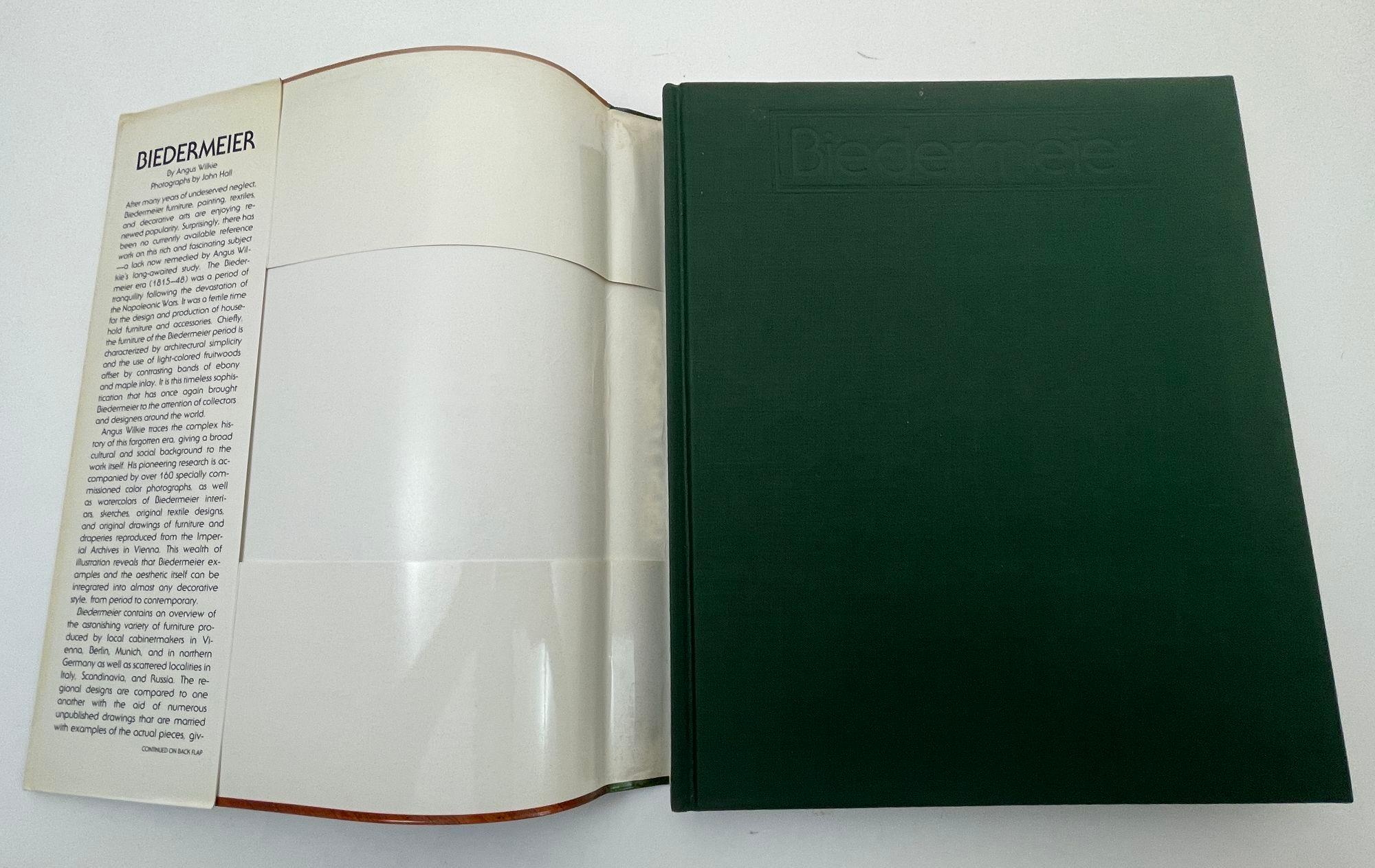 Paper Biedermeier Hardcover Oversized Book by Angus Wilkie 1987 For Sale