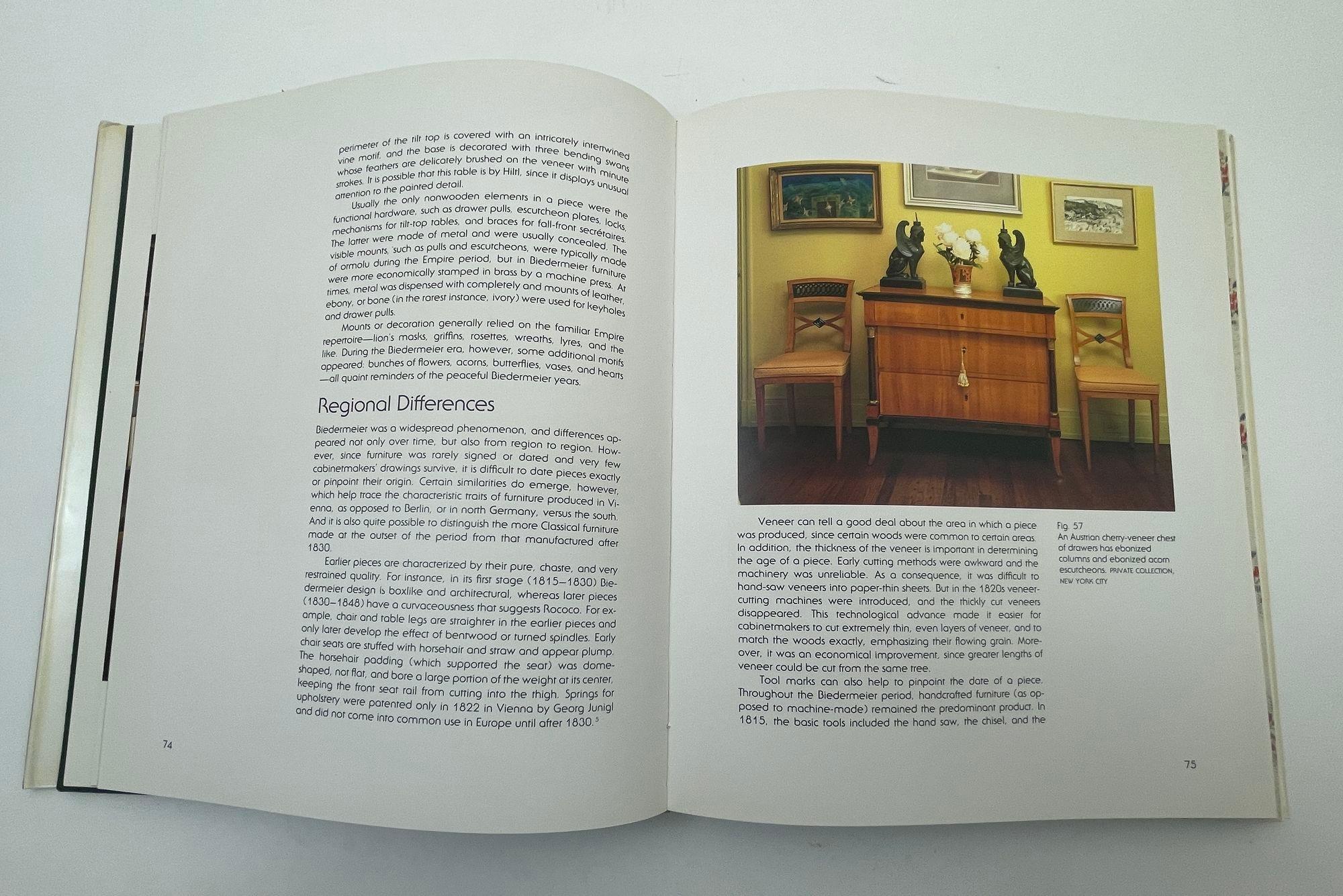 Biedermeier Hardcover Oversized Book by Angus Wilkie 1987 For Sale 3