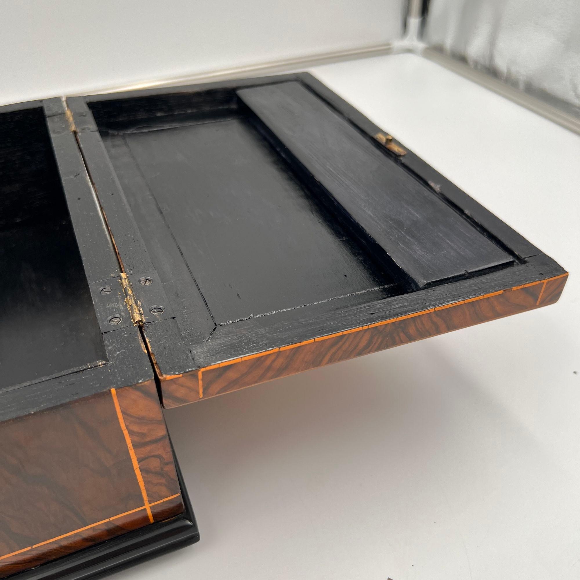 Joyero Biedermeier, Nogal, Caoba, Arce, Sur de Alemania circa 1830 en venta 11