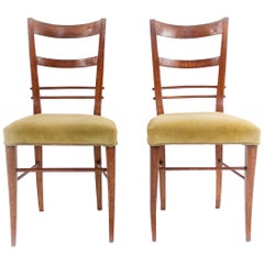 Biedermeier Ladder Back Side Chairs
