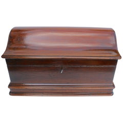 Biedermeier Laege Mahogany Wooden Box, Austria, circa 1900s