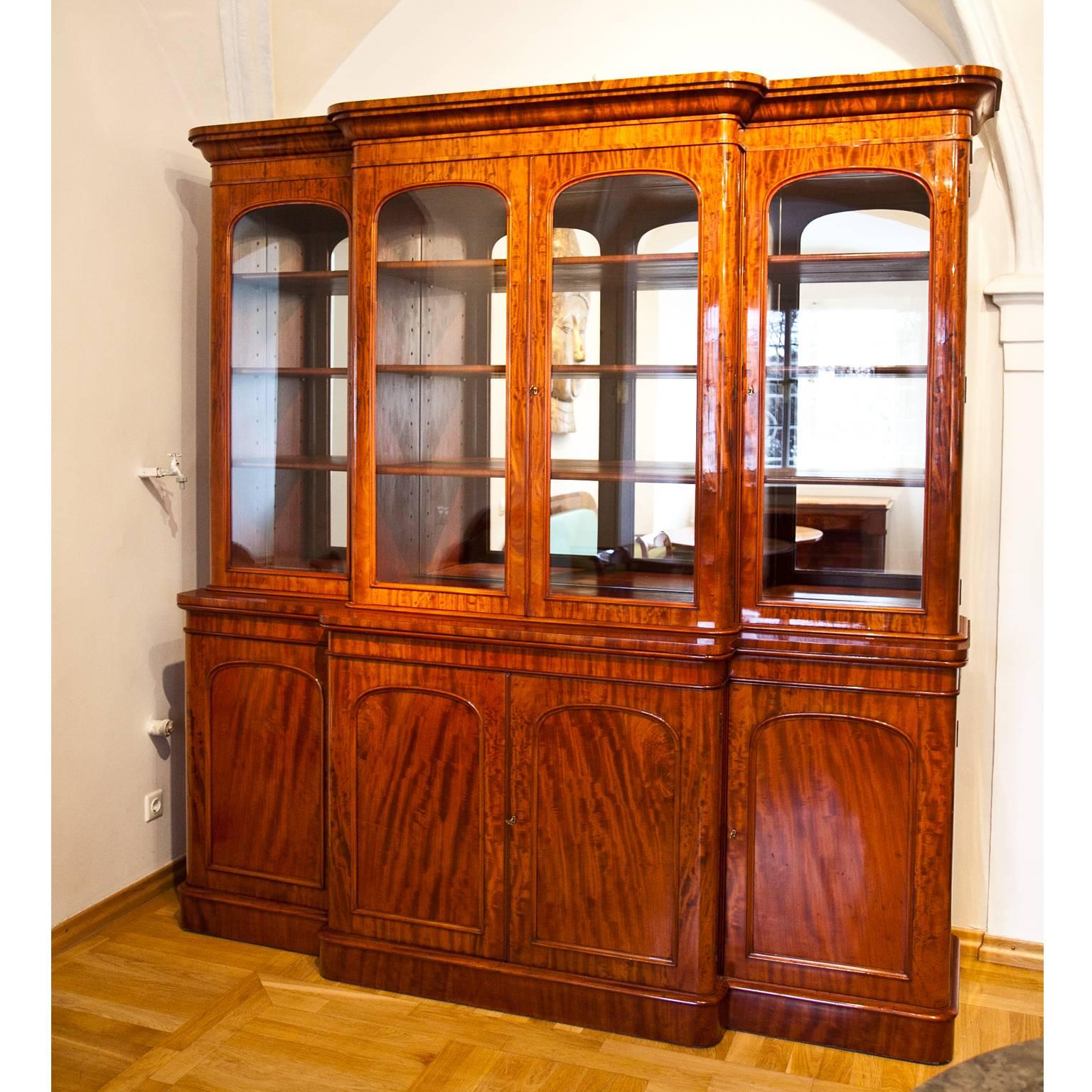 Biedermeier Library Bookcase, Germany, 1830s 2