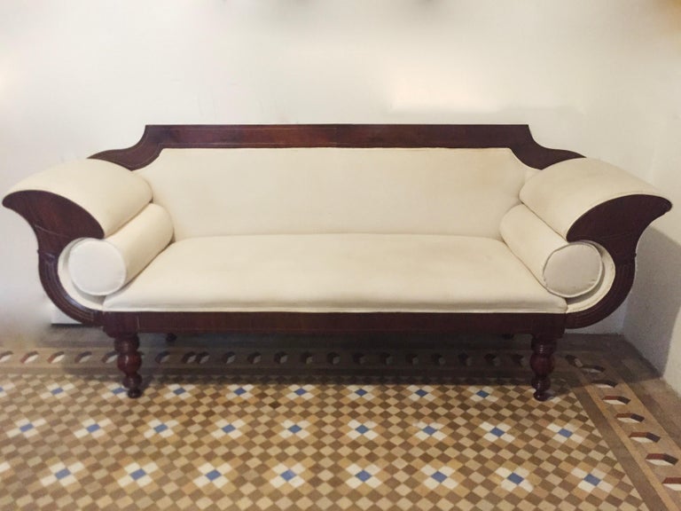 Biedermeier Louis Philippe Romantic Classic Cuban Mahogany Spanish