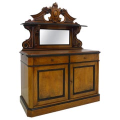 Biedermeier Louise Philippe Transition Sideboard circa 1860 Made of Walnut Biedermeier Louise Philippe Transition Sideboard circa 1860 Made of Walnut