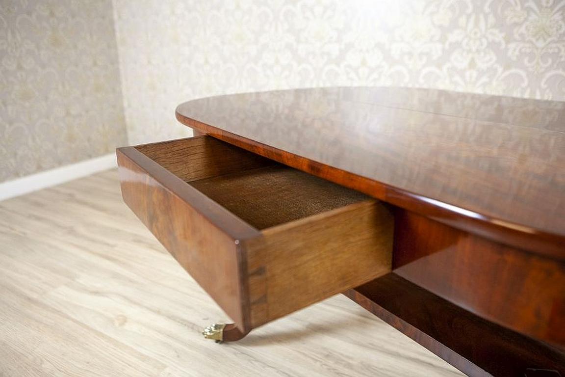 Biedermeier Mahogany Center Table from the Late 19th Century For Sale 6
