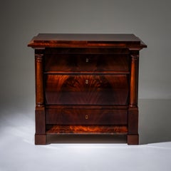 Biedermeier Mahogany Chest of Drawers, Northern Germany, circa 1820