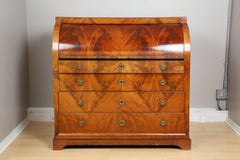 Biedermeier Mahogany Root Secretaire, circa 1820