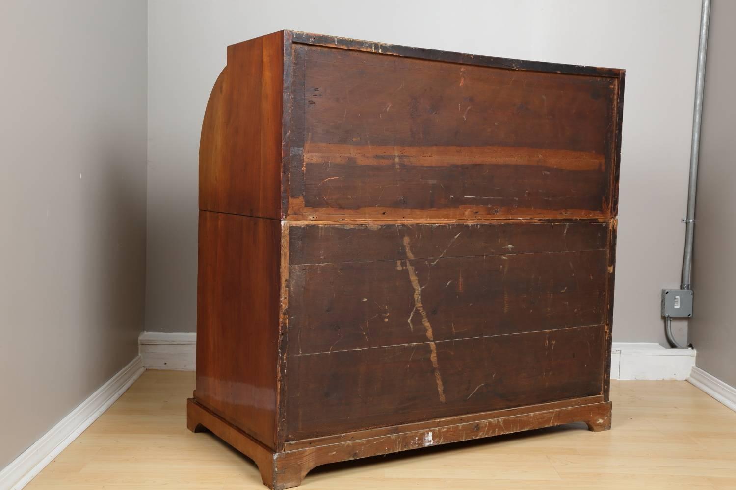 Biedermeier Mahogany Root Secretaire, circa 1820 For Sale 2