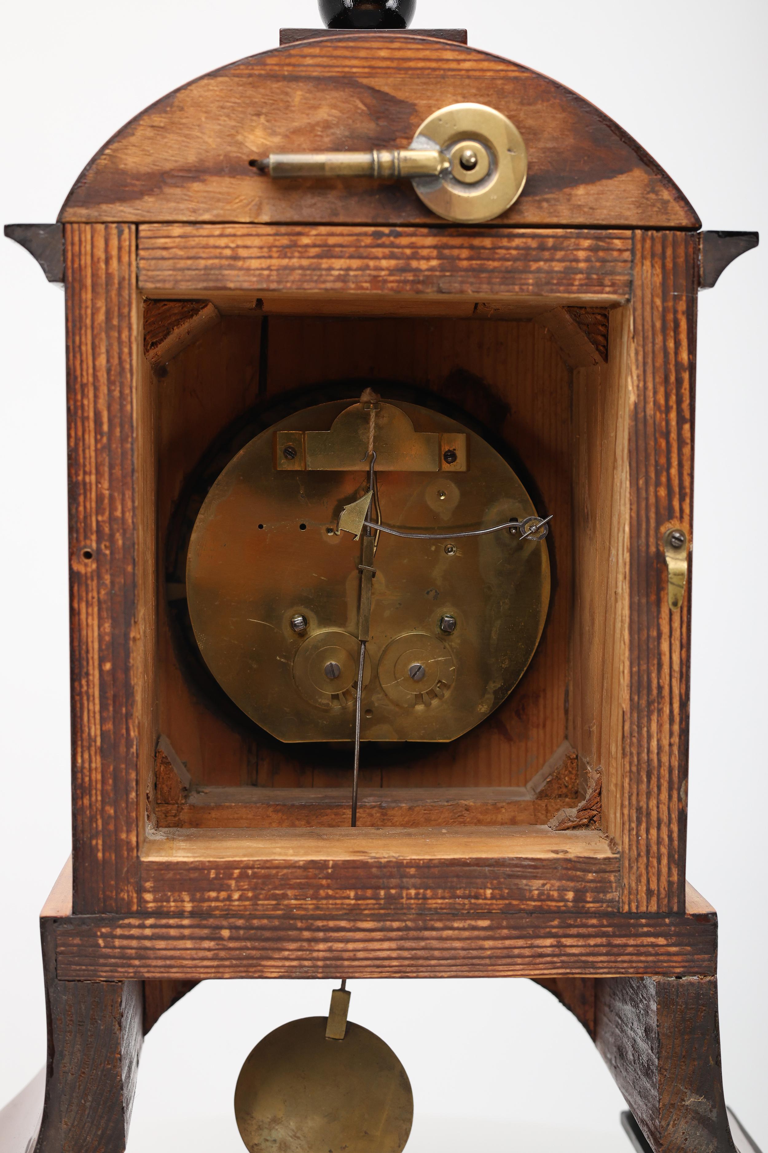 Biedermeier Mantel Clock, Early 19th Century For Sale 6