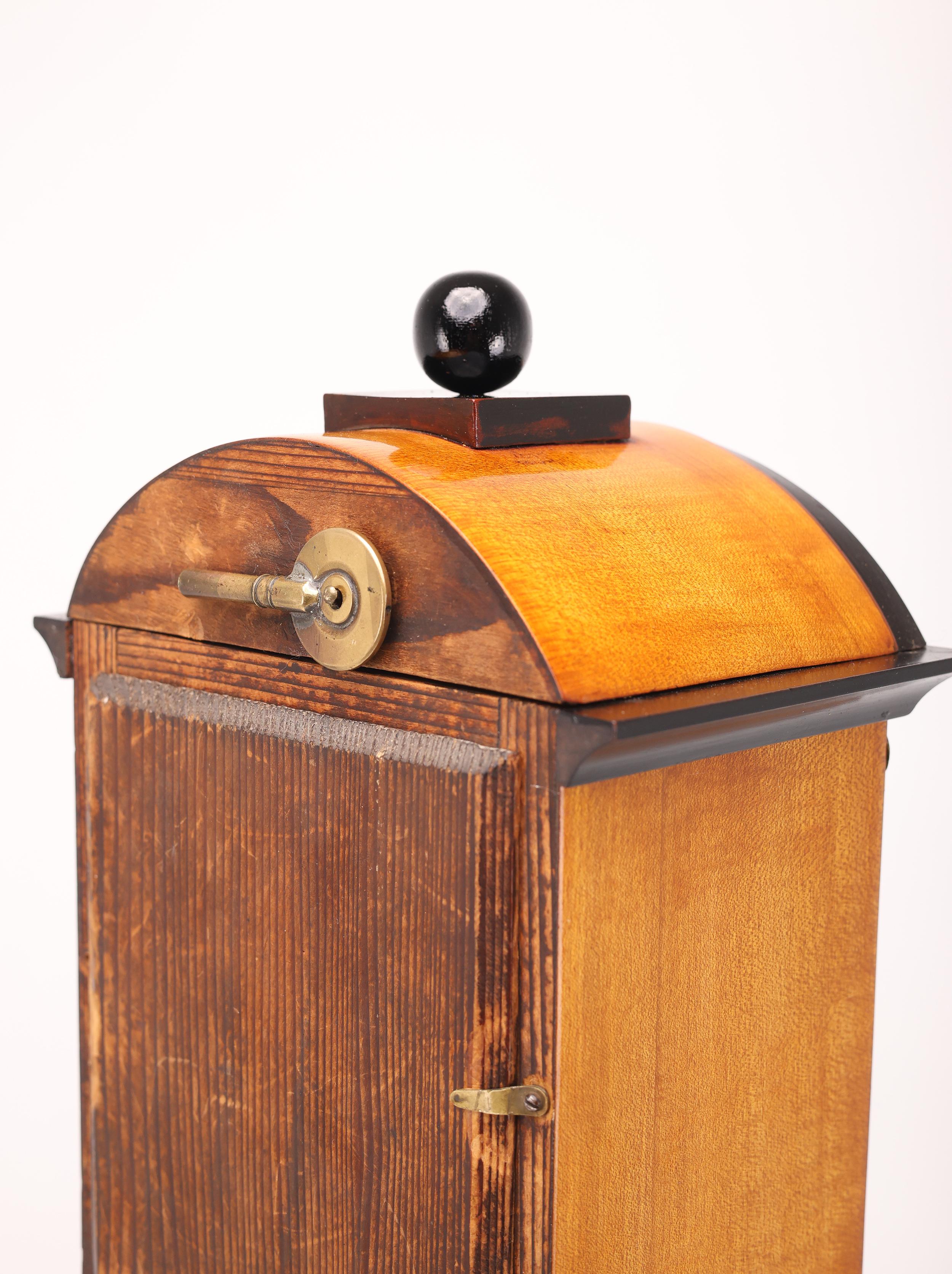 Biedermeier Mantel Clock, Early 19th Century For Sale 7