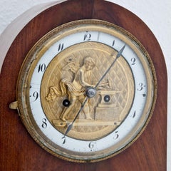 Biedermeier Mantel Clock, Northern Germany Prob. Bremen, circa 1820