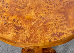 Biedermeier Maple Wood Side Tables, Pair