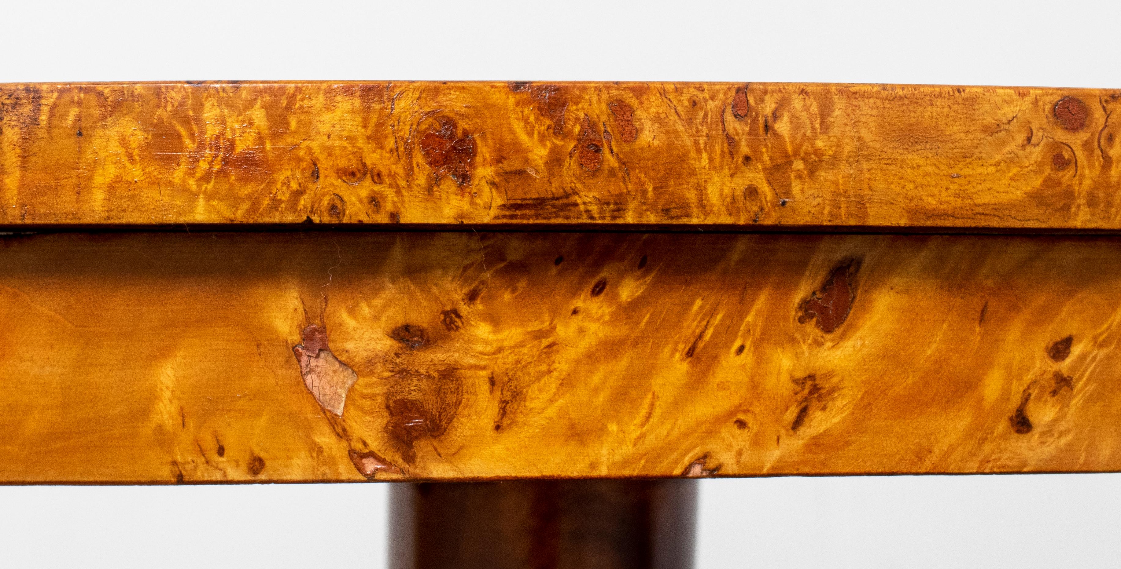 19th Century Biedermeier Maple Wood Side Tables, Pair