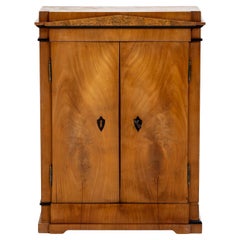 Antique Biedermeier Miniature Cabinet, around 1820