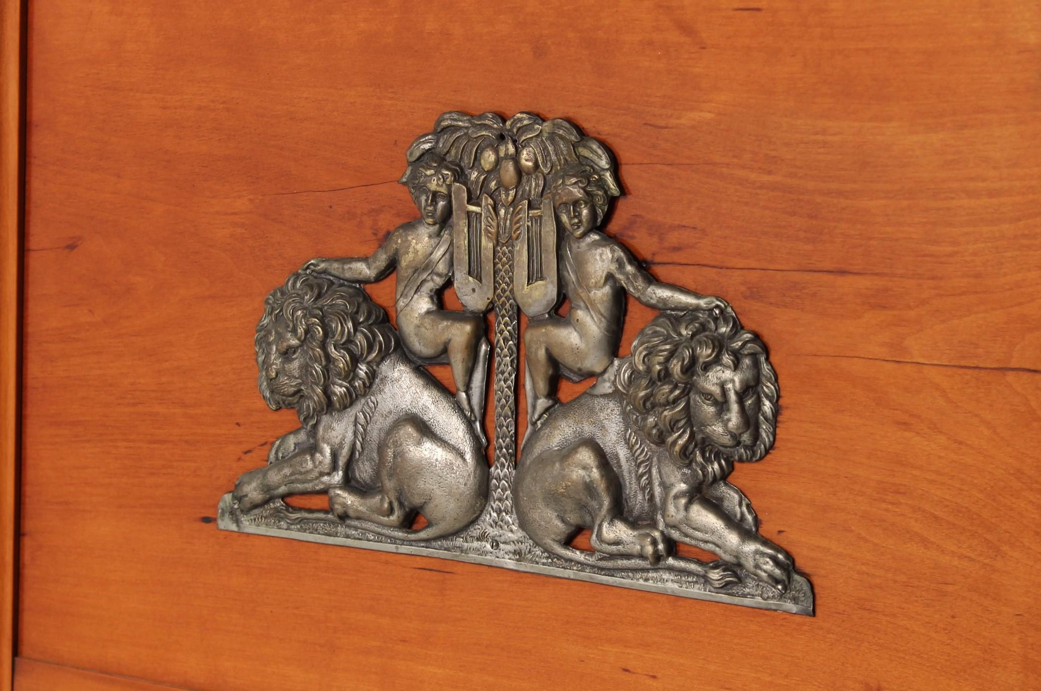 Inizio XIX secolo Specchio Biedermeier, Ciliegio, Germania, circa 1825 in vendita