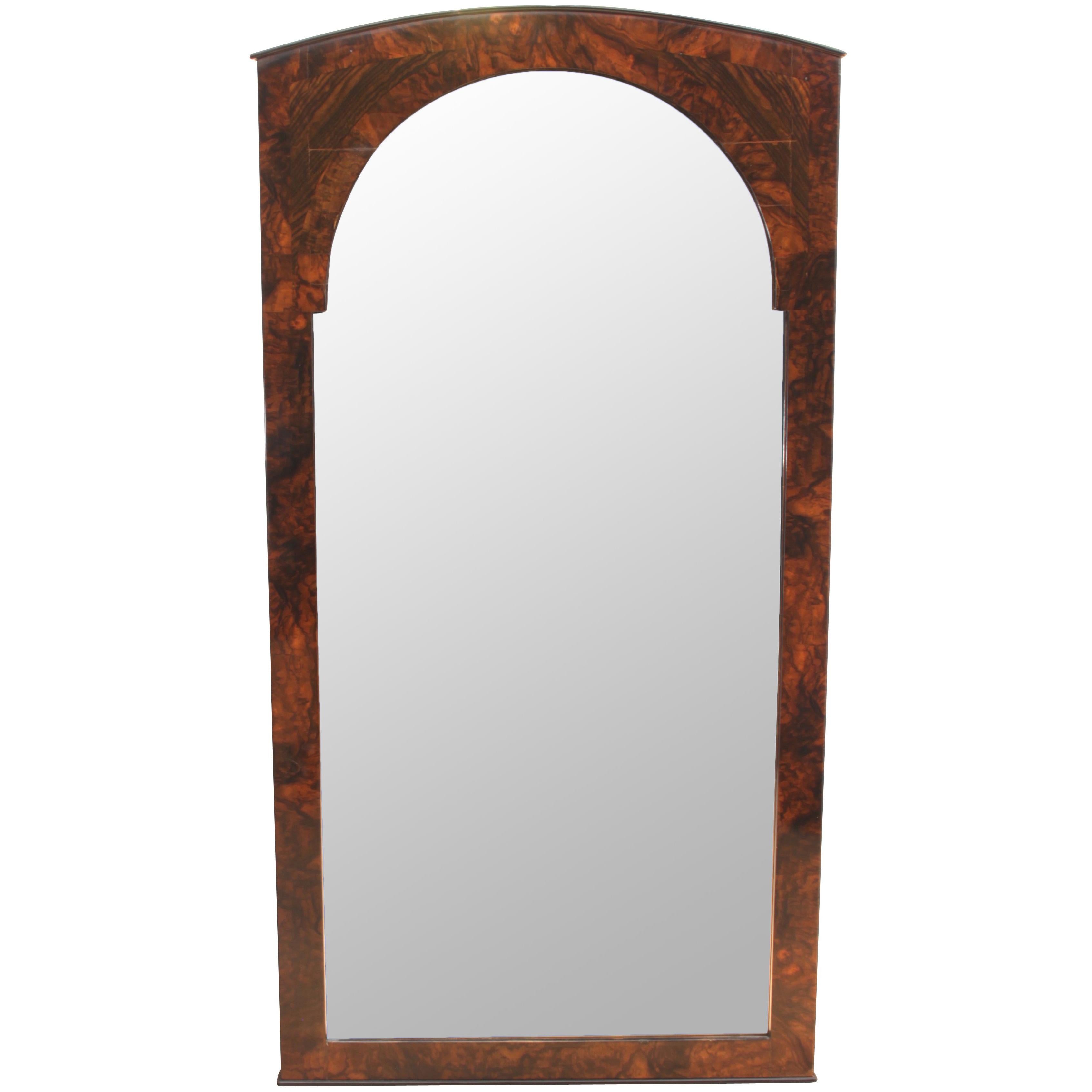 Biedermeier Mirror, Walnut Veneer, South Germany, circa 1820