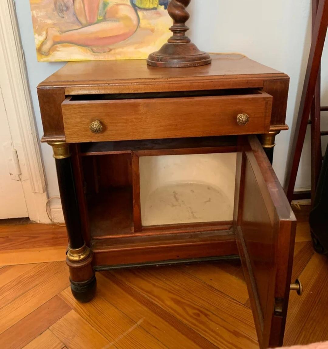Biedermeier Night Stands 19th Century In Good Condition For Sale In Mombuey, Zamora