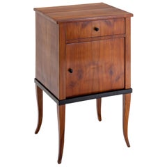 Antique Biedermeier Nightstand, 1820s