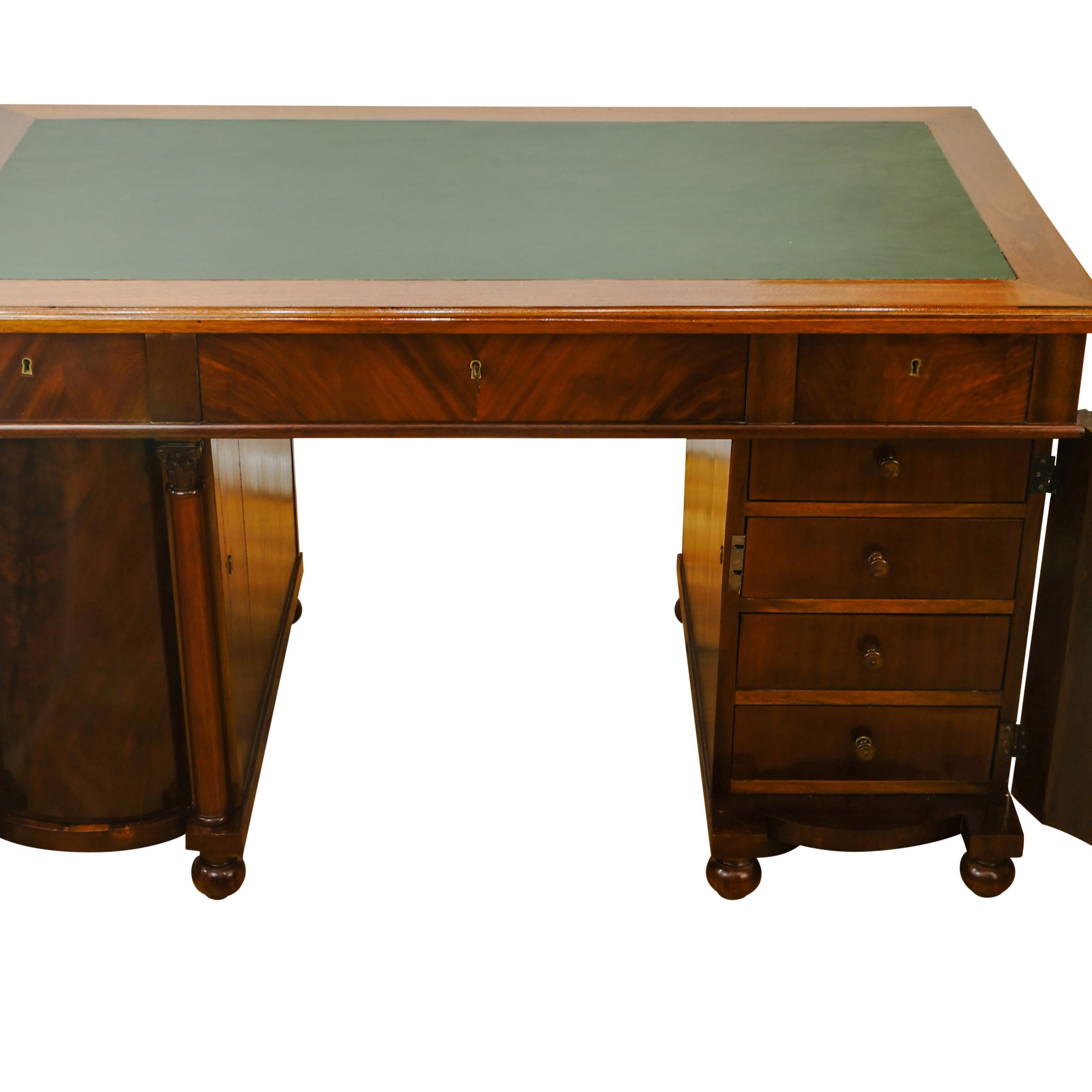 19th Century Biedermeier Office Desk, Sweden, 1880