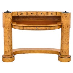 Biedermeier Oval Desk in the style of Josef Danhauser