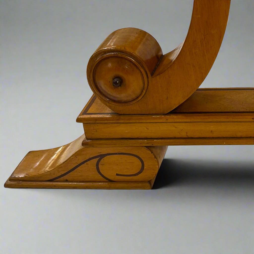 Biedermeier Oval Library Table For Sale 1