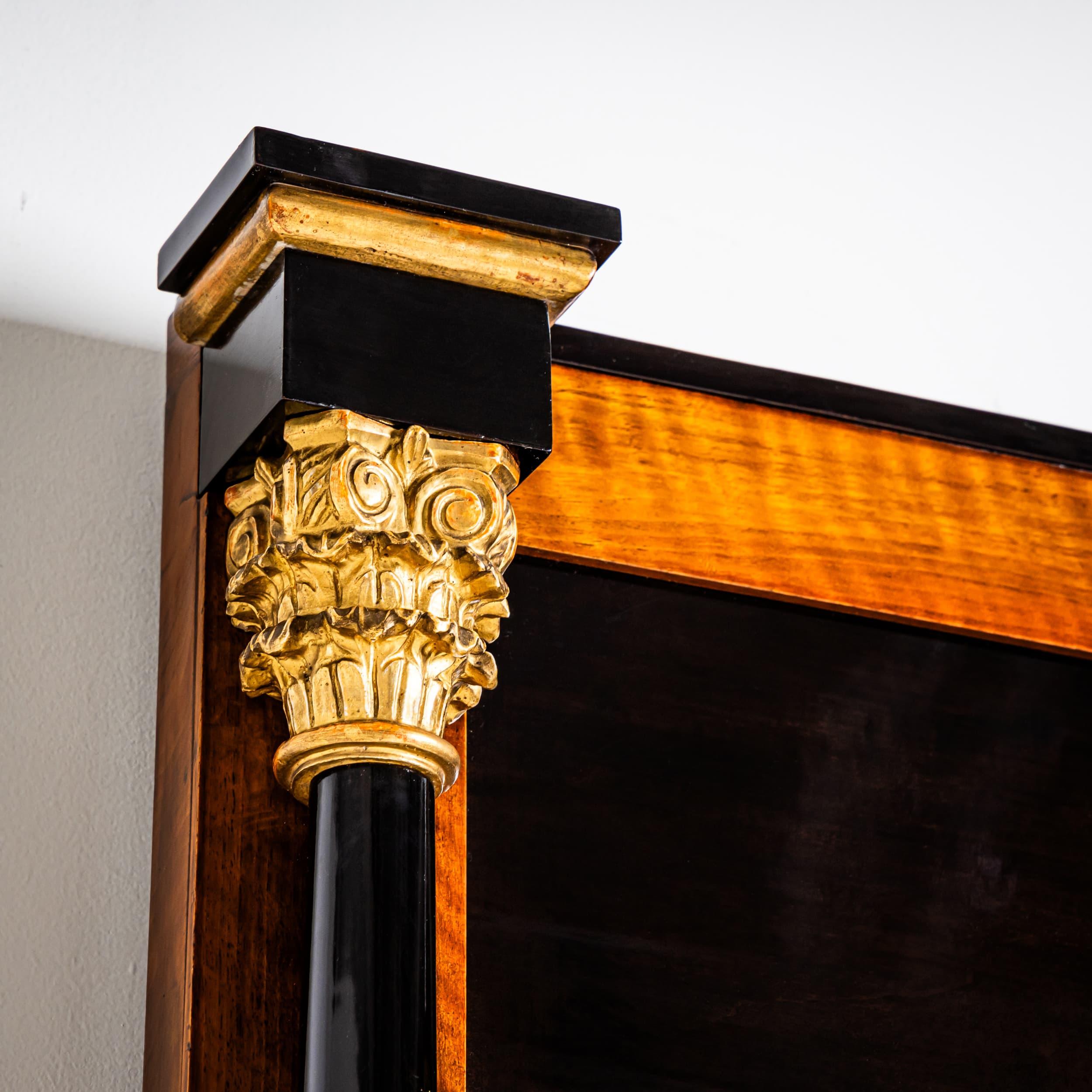 Espejo de muelle Biedermeier, hacia 1810 Vidrio en venta