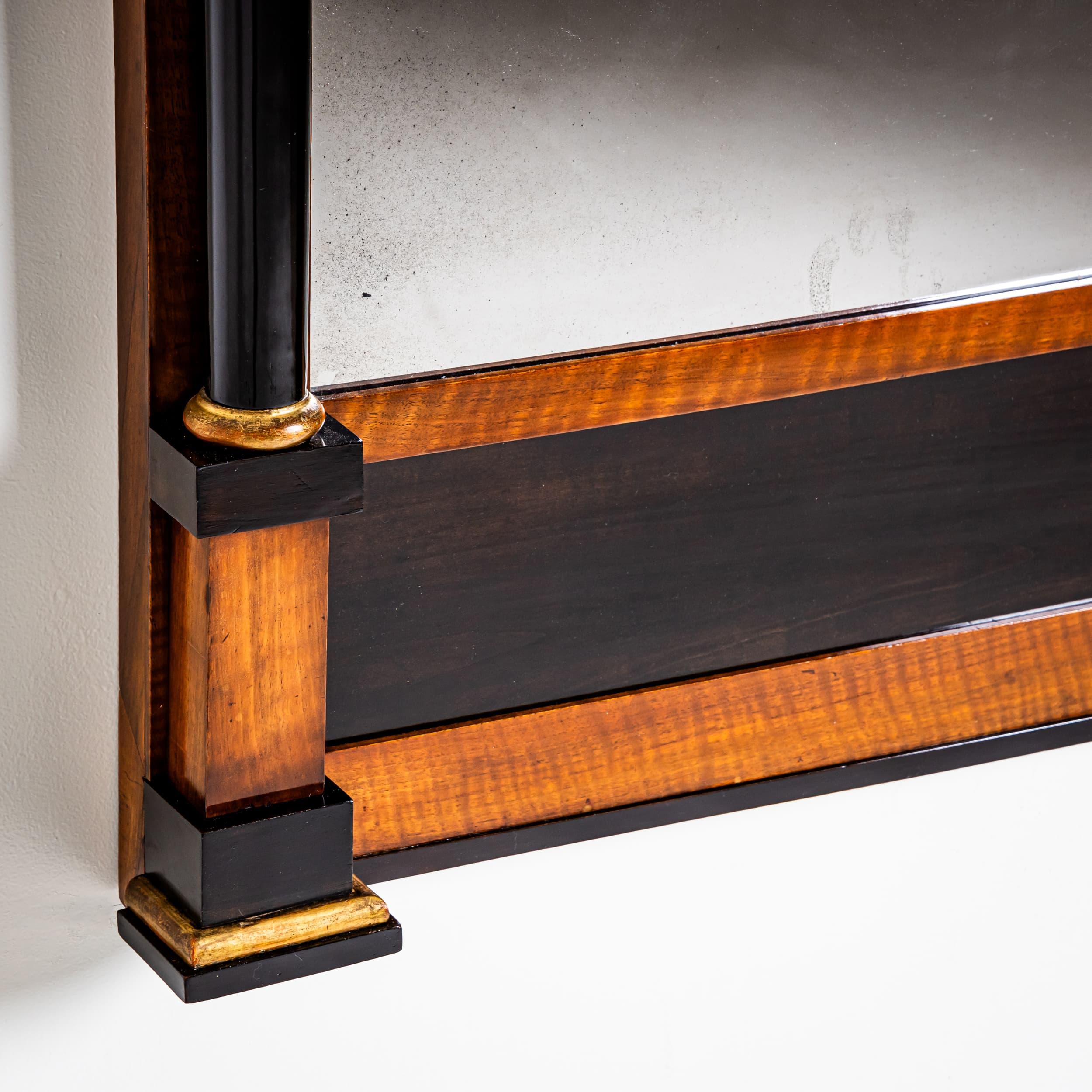 Espejo de muelle Biedermeier, hacia 1810 en venta 1