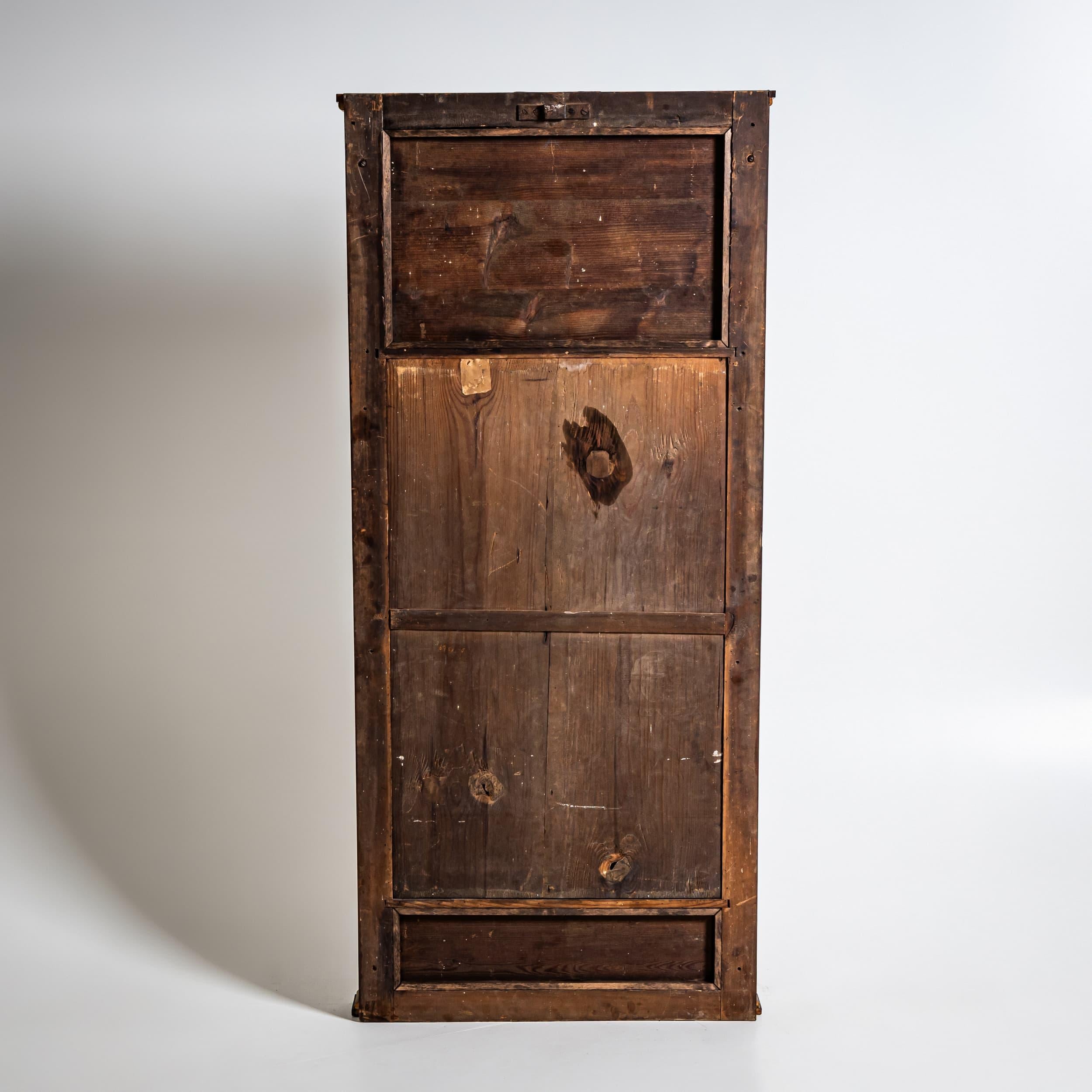 Espejo de muelle Biedermeier, hacia 1810 en venta 2