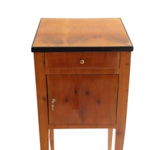 Biedermeier Pillar Cabinet, Cherry Veneer, South Germany, circa 1820