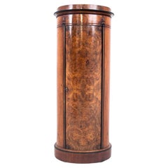 Biedermeier pillar chest of drawers, Northern Europe, circa 1860.