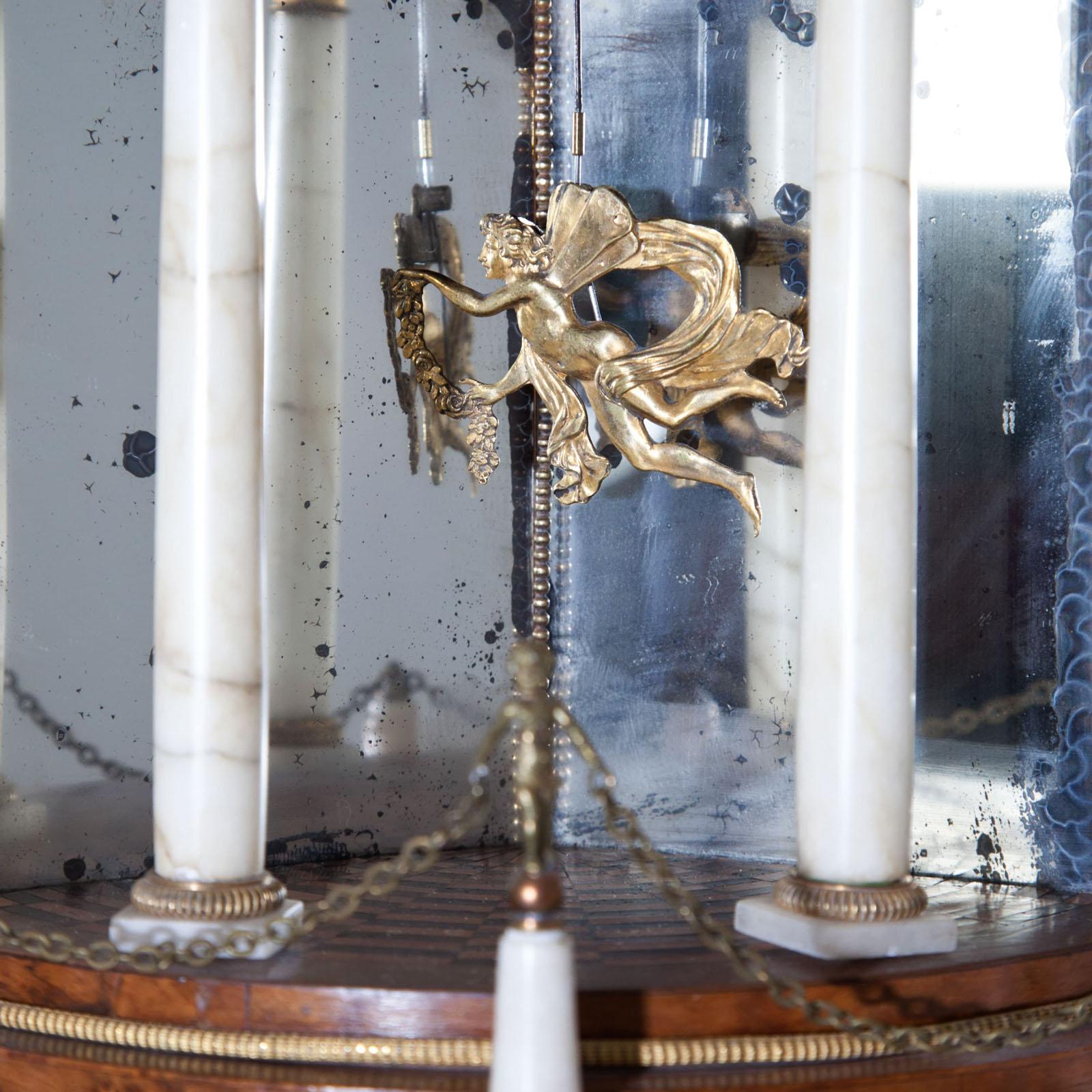 Austrian Biedermeier Portal Clock, probably Vienna ca. 1820/30 For Sale