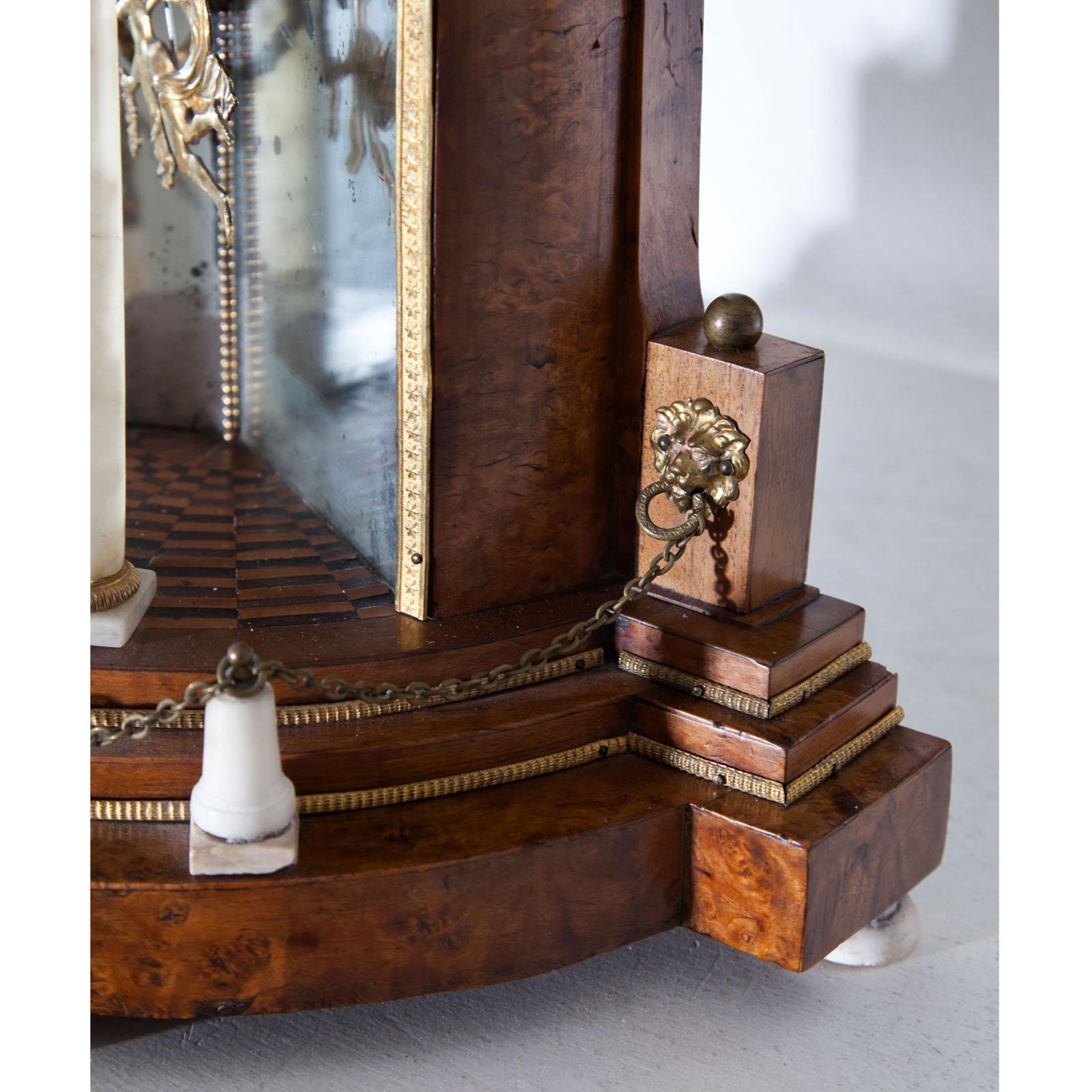 Biedermeier Portal Clock, probably Vienna ca. 1820/30 In Good Condition For Sale In Greding, DE