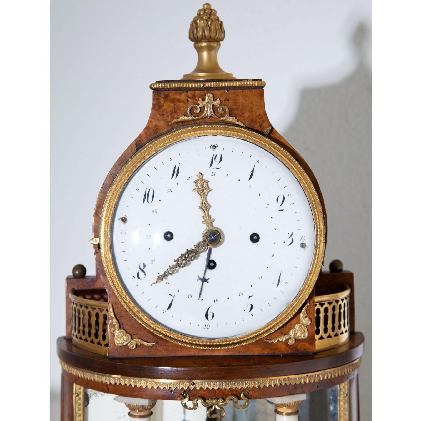 Biedermeier Portal Clock, probably Vienna ca. 1820/30 For Sale 2