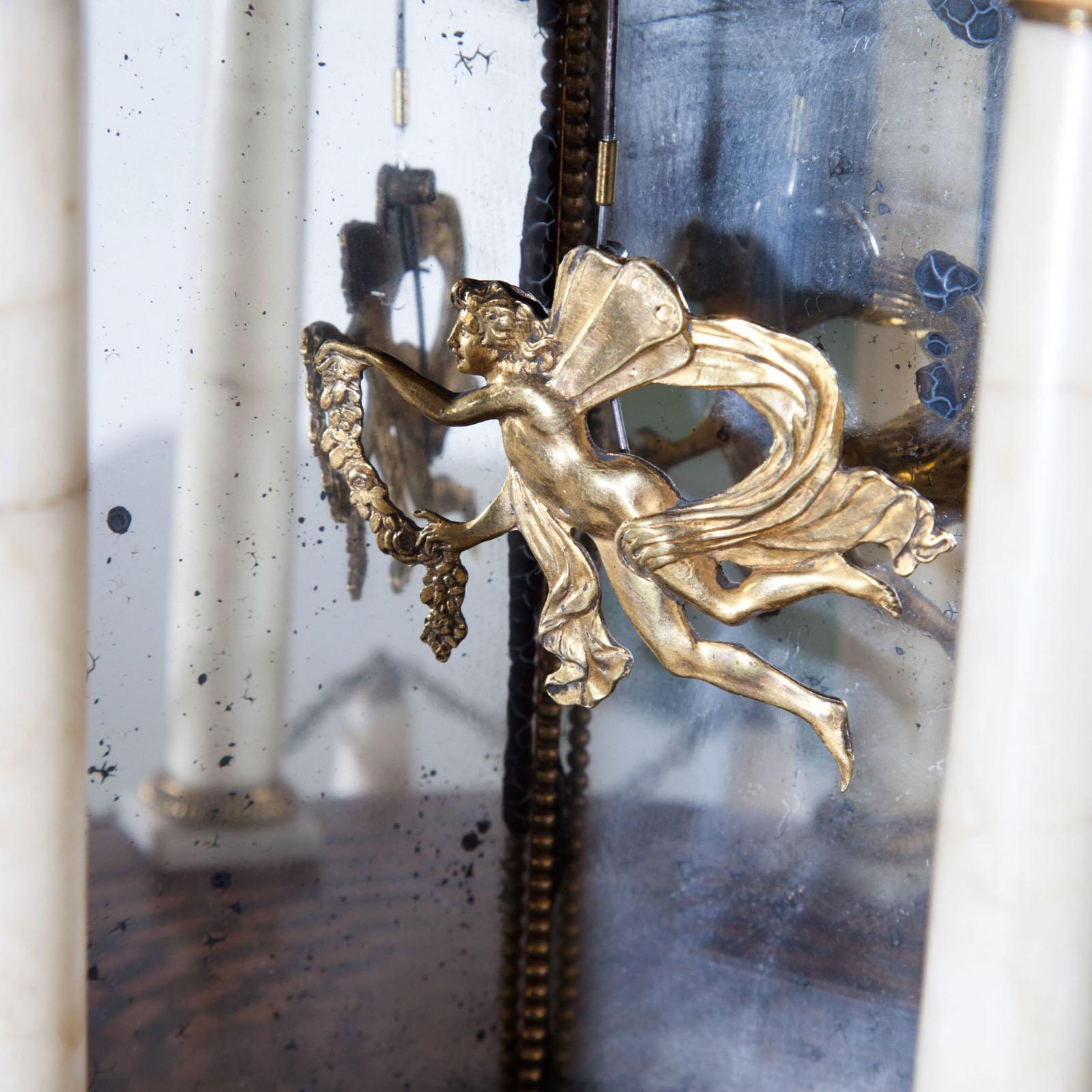 Biedermeier Portal Clock, probably Vienna ca. 1820/30 For Sale 3