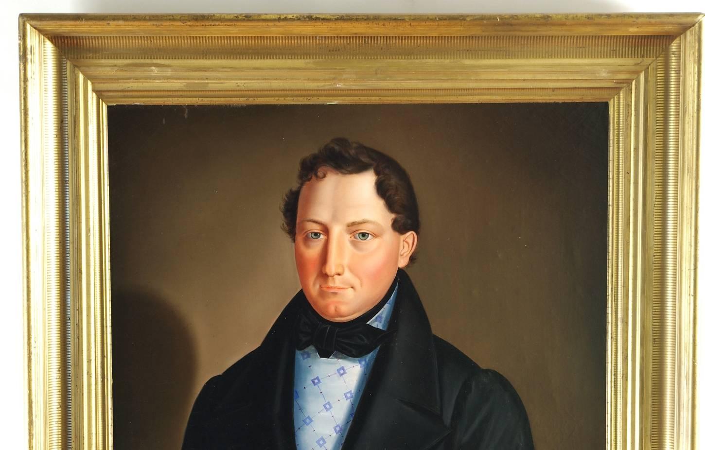 German Biedermeier Portrait of a Gentleman, circa 1820