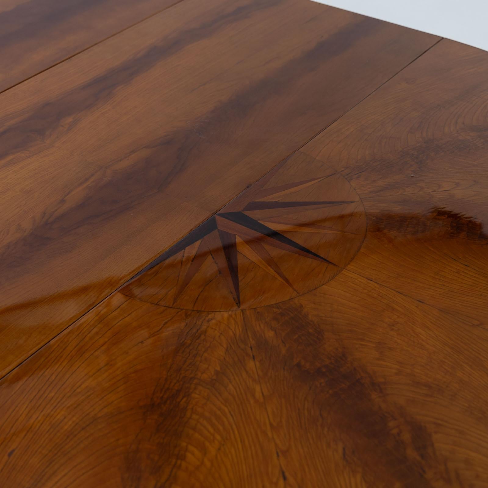 Biedermeier pull-out Dining Table in Ash, Germany, around 1820 4