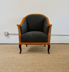 Biedermeier Revival Limited Edition Faux Shearling Club Chairs