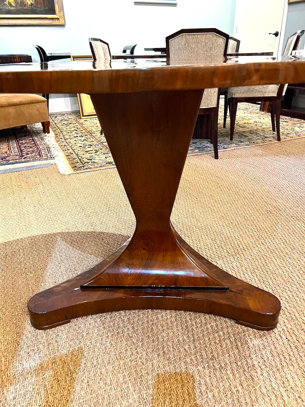 Biedermeier Round Breakfast Room Table For Sale 1