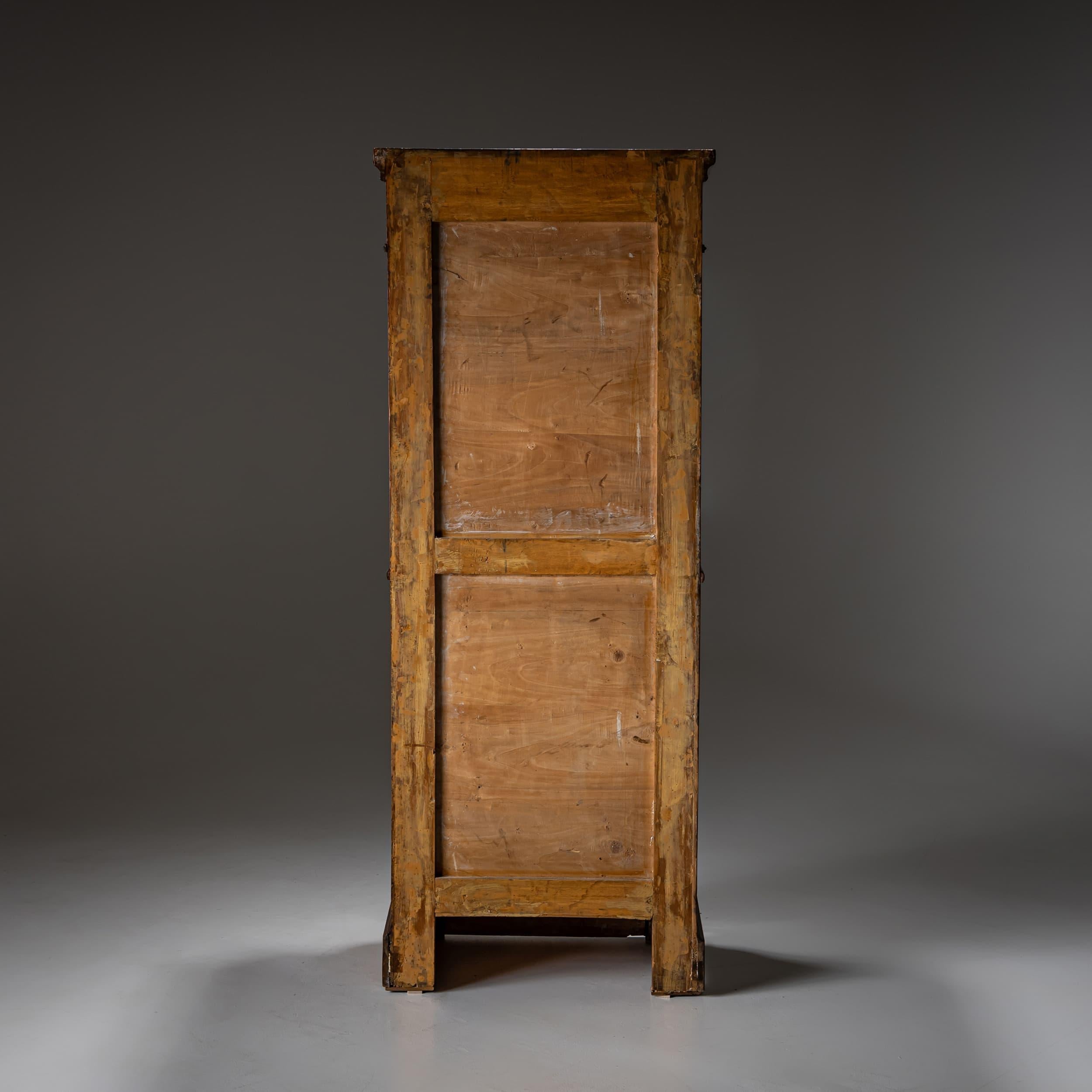 Biedermeier Tresorkabinett, frühes 19. Jahrhundert 7