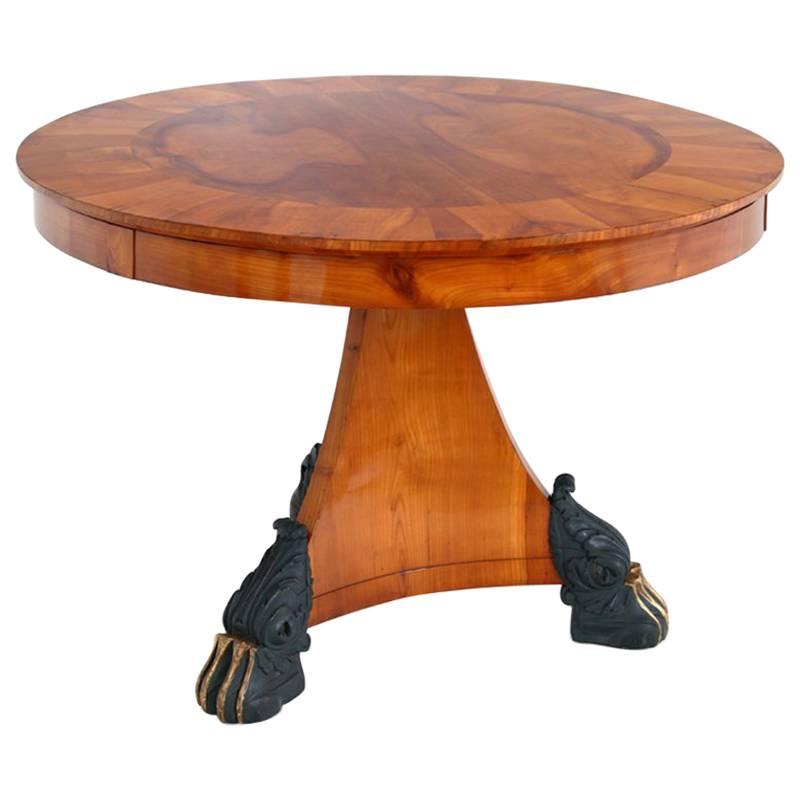 Biedermeier Salon Table, 1820s