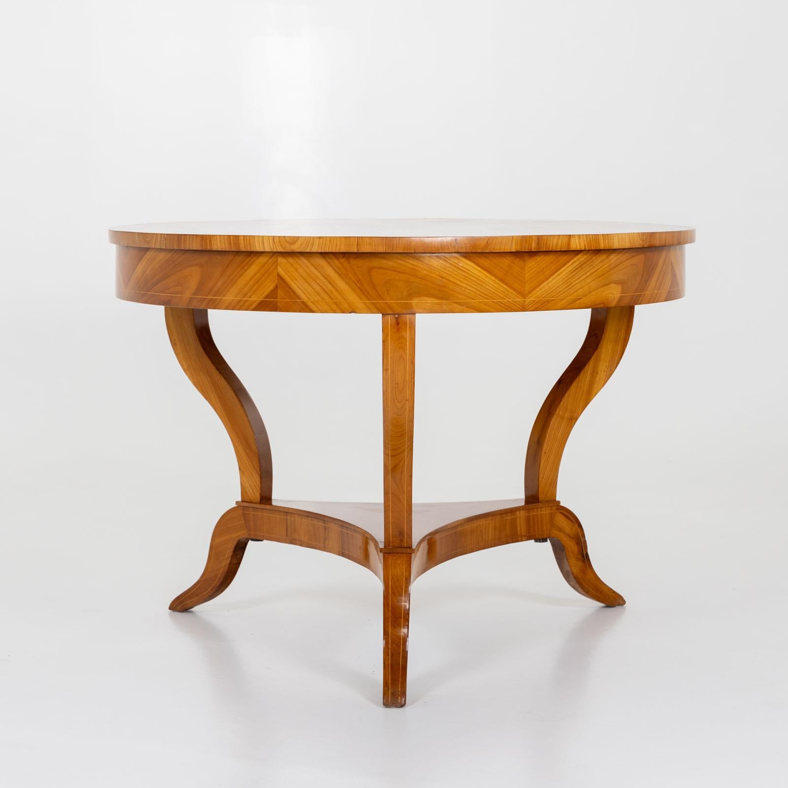 German Biedermeier Salon Table, around 1820 For Sale