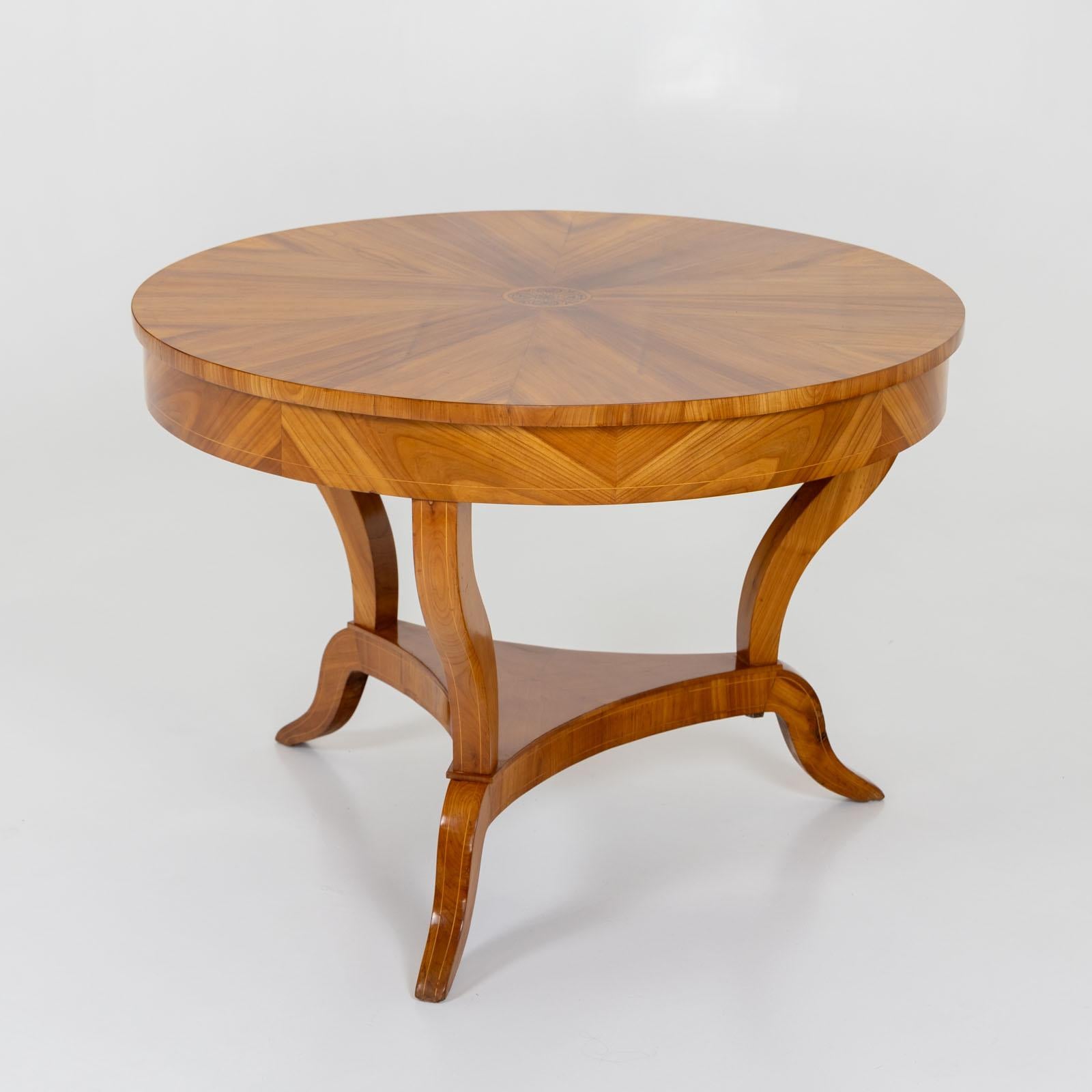Early 19th Century Biedermeier Salon Table, around 1820 For Sale