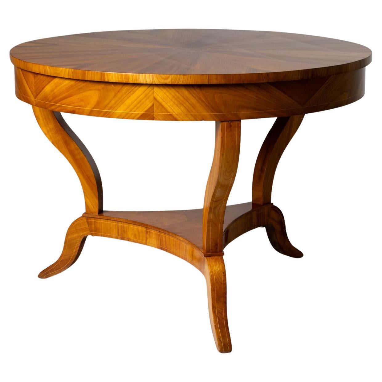 Biedermeier Salon Table, around 1820 For Sale