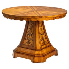Biedermeier Salon Table, circa 1830